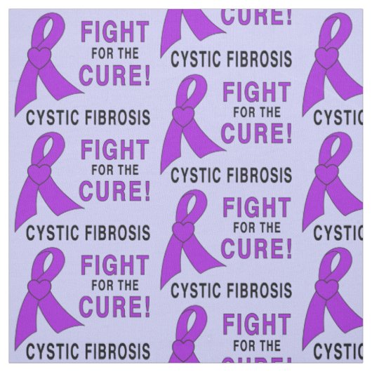 Cystische fibrose: Vecht voor de Cure! Stof (Swatch)