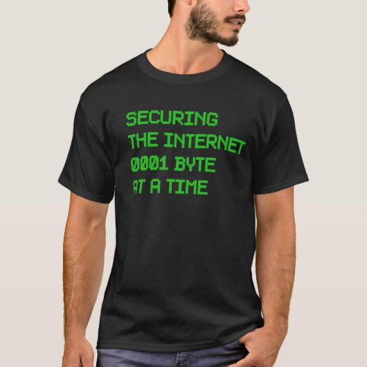 Cytaveiligheid Gepixelde Citaat Grappige Computerf T-shirt (Voorkant)