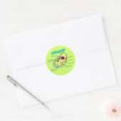 Cytoloog Human Cell Drawing Gifts Ronde Sticker (Envelop)
