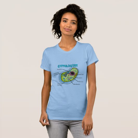 Cytoloog Human Cell Drawing Gifts T-shirt (Voorkant volledig)