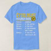 Cytoloog-microbioloog-microbioloog-microscopieuur T-shirt (Design voorkant)