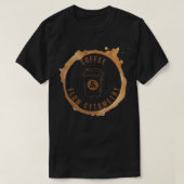Cytometrie voor koffie en debiet, met koffiering t-shirt (Design voorkant)