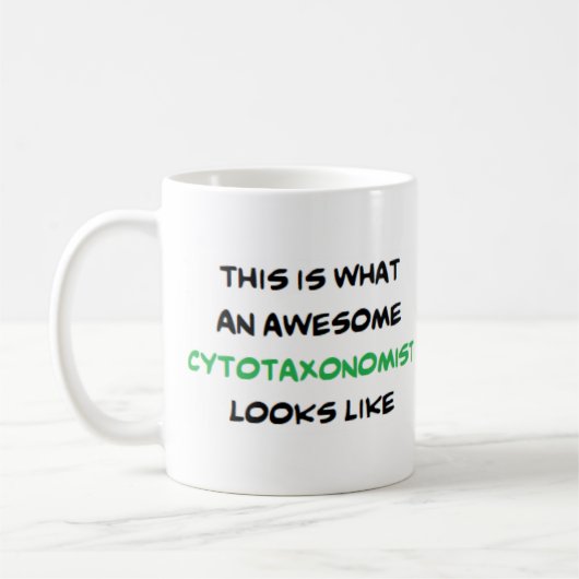 cytotaxonomist, geweldige koffiemok (Links)