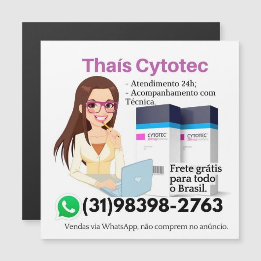 Cytotec Misoprostol comprar agora (Voorkant / Achterkant)