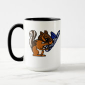 CZ- Chipmunk die de Mok van Trombone speelt (Links)