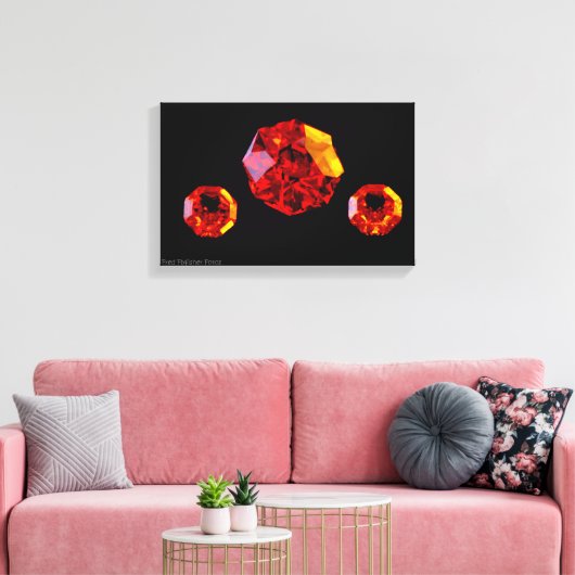 CZ Pinwheel cut Canvas Afdruk (Insitu (Woonkamer))