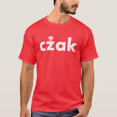 CZAK Poolse achternaam Tshirt (Voorkant)