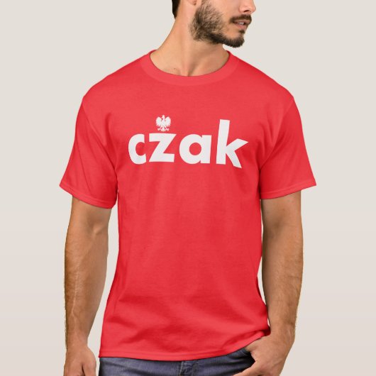 CZAK Poolse achternaam Tshirt (Voorkant)
