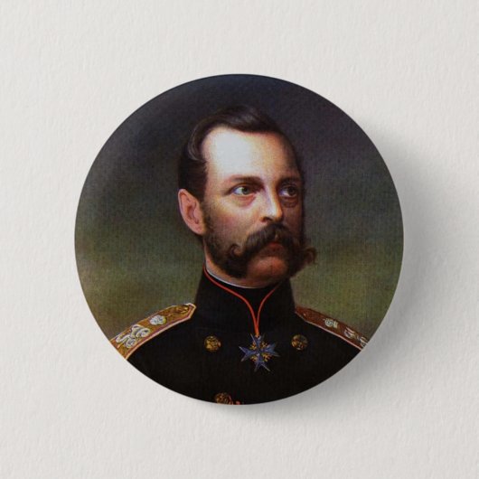 Czar Alexander II Ronde Button 5,7 Cm (Voorkant)