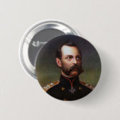 Czar Alexander II Ronde Button 5,7 Cm (Voorkant /achterkant)