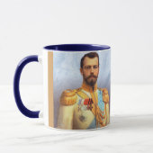 Czar Nicholas II van de Russische Cup Mok (Links)