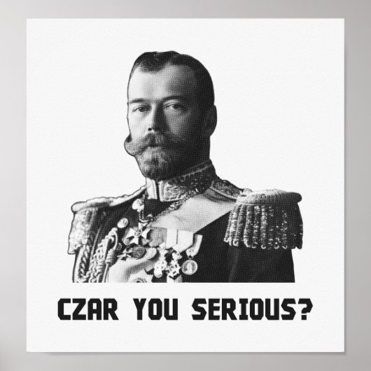 Czar Nicholas II - Zak je serieus? Poster (Voorkant)