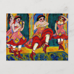 Czardas Dancers door Kirchner Briefkaart