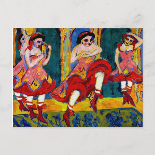 Czardas Dancers door Kirchner Briefkaart (Voorkant)