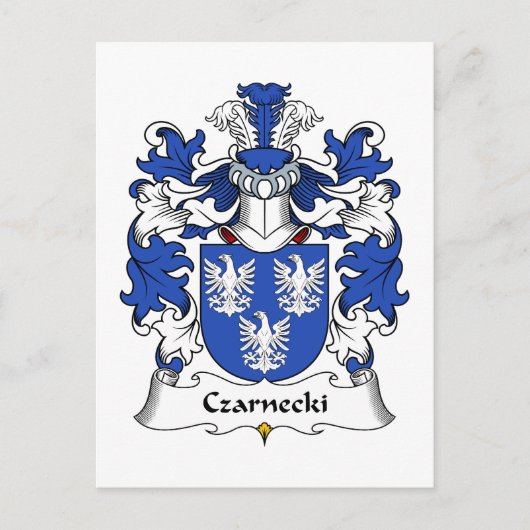 Czarnecki Family Crest Briefkaart (Voorkant)