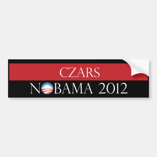 Czars Nobama 2012 Bumpersticker (Voorkant)
