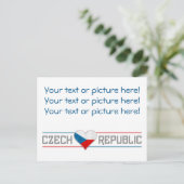 CZECH briefkaart - pas aan! (Staand voorkant)