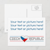 CZECH briefkaart - pas aan! (Voorkant / Achterkant)