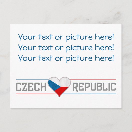 CZECH briefkaart - pas aan! (Voorkant)