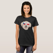 Czech Flag Glen of Imaal Terrier Dog Czech Republi T-shirt (Voorkant volledig)