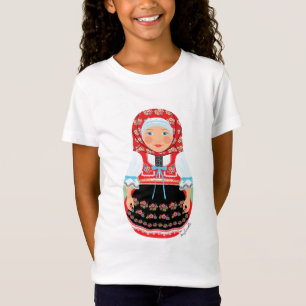 Czech Matryoshka Girls' T-Shirt