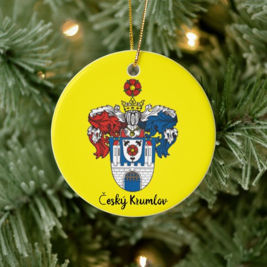 Czech Republic: Český Krumlov Christmas Ornament (Boom)