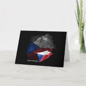 Czech Republic flag Bedankkaart (Voorkant)