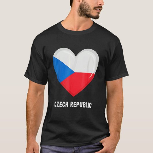 Czech Republic Flag   Czech T-shirt (Voorkant)