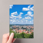 Czech Republic. Prague. Breathtaking view Case-Mat Acryl Uitnodigingen (Insitu (Draagbaar))