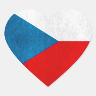 CZECH-stickers Hart Sticker