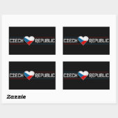 CZECH-stickers Rechthoekige Sticker (Vel)
