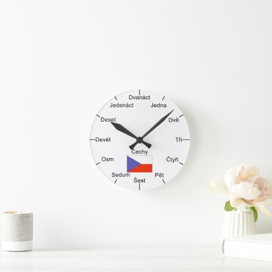 Czech Wall Clock Ronde Klok (Huis)