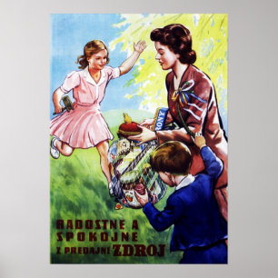 CZECH ZDROJ Food Company, met vreugde en onvoorwaa Poster