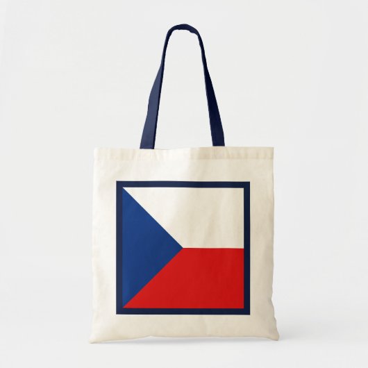 Czechia Flag Bag Tote Bag (Voorkant)