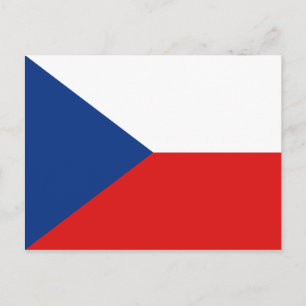 Czechia Flag Briefkaart