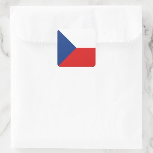 Czechia Flag Sticker (Tas)