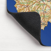 Czechia Map Mousepad Muismat (Hoek)