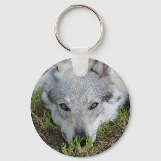 Czechoslowvakian Wolfdog Sleutelhanger (Voorkant)