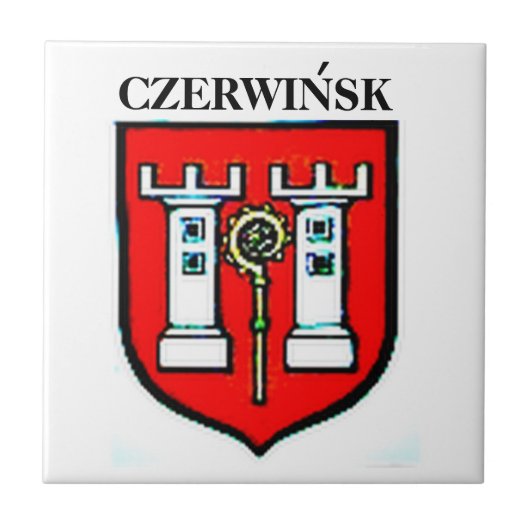 CZERWINSK FAMILIE CREST TILE TEGELTJE (Voorkant)