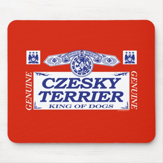 Czesky Terrier Muismat (Voorkant)