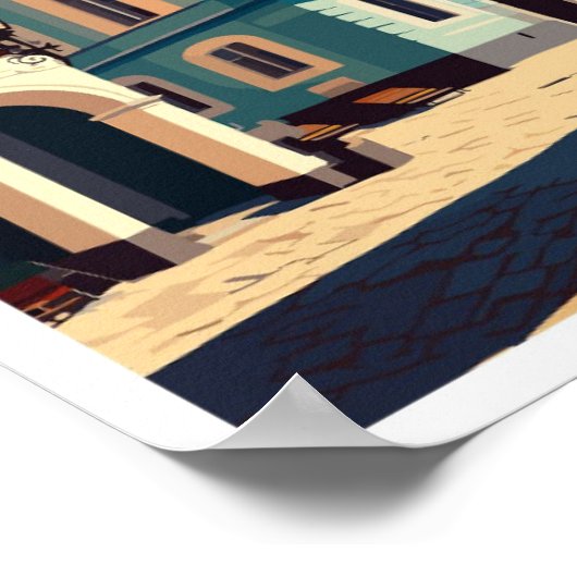 Czestochowa Polen Reizen  illustratie Poster (Hoek)