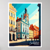 Czestochowa Polen Reizen illustratie Poster (Voorkant)