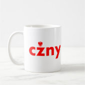 Czny Polish Achternaam Koffie Mok (Links)