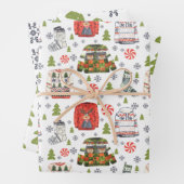 Czy kerstinpakken papierset 3 inpakpapier vel (In situ)