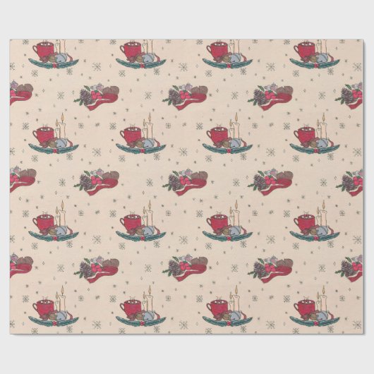 Czy kerstinpakpapier cadeaupapier (Vlak)