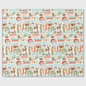 Czy kerstinpakpapier cadeaupapier (Vlak)