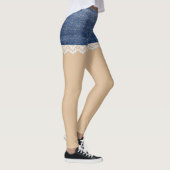 Dеним Broek Leggings Kant (Rechts)