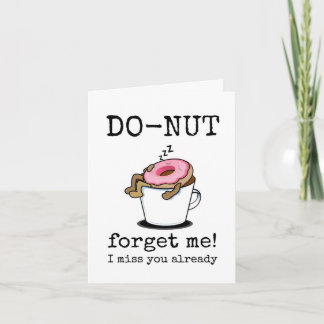 D0-Nut Vergeet Me Niet, Ik Mis Je Al, Vaarwel Kaart
