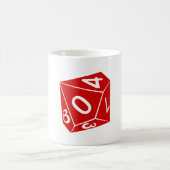 d10 decahedron die koffiemok (Center)