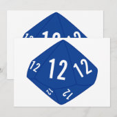 D10 Tafel Nummerkaart (Donkerblauwe Omlijning) Kaart (Voorkant / Achterkant)